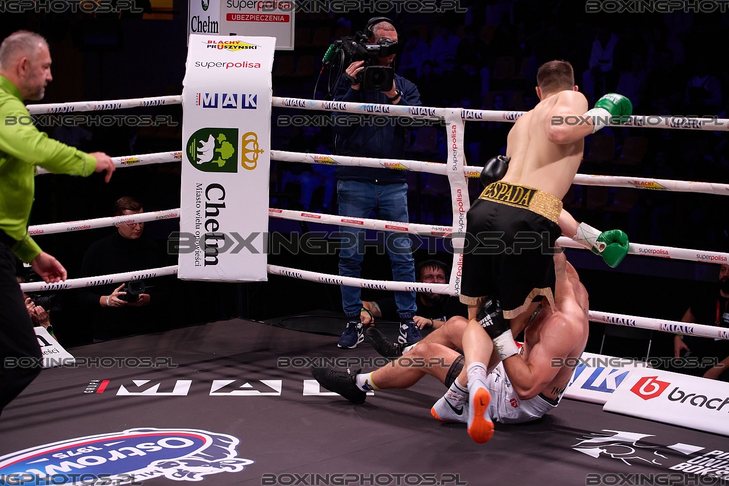 Michał Soczyński, Michal Soczynski, Ramazan Muslimov, KnockOut Boxing Night 42, Chełm, Chelm, Poland, 2025, KBN 42