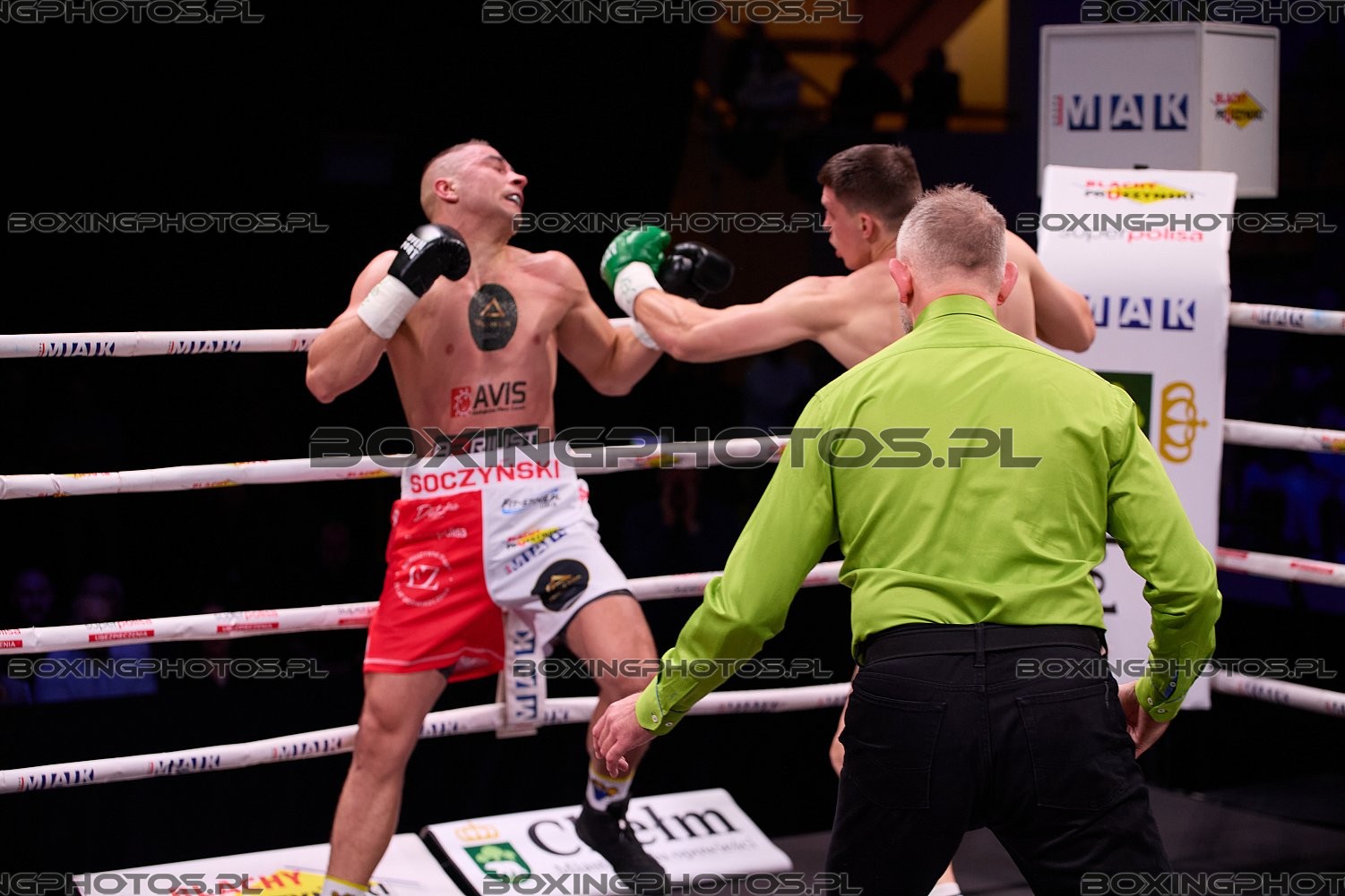 Michał Soczyński, Michal Soczynski, Ramazan Muslimov, KnockOut Boxing Night 42, Chełm, Chelm, Poland, 2025, KBN 42