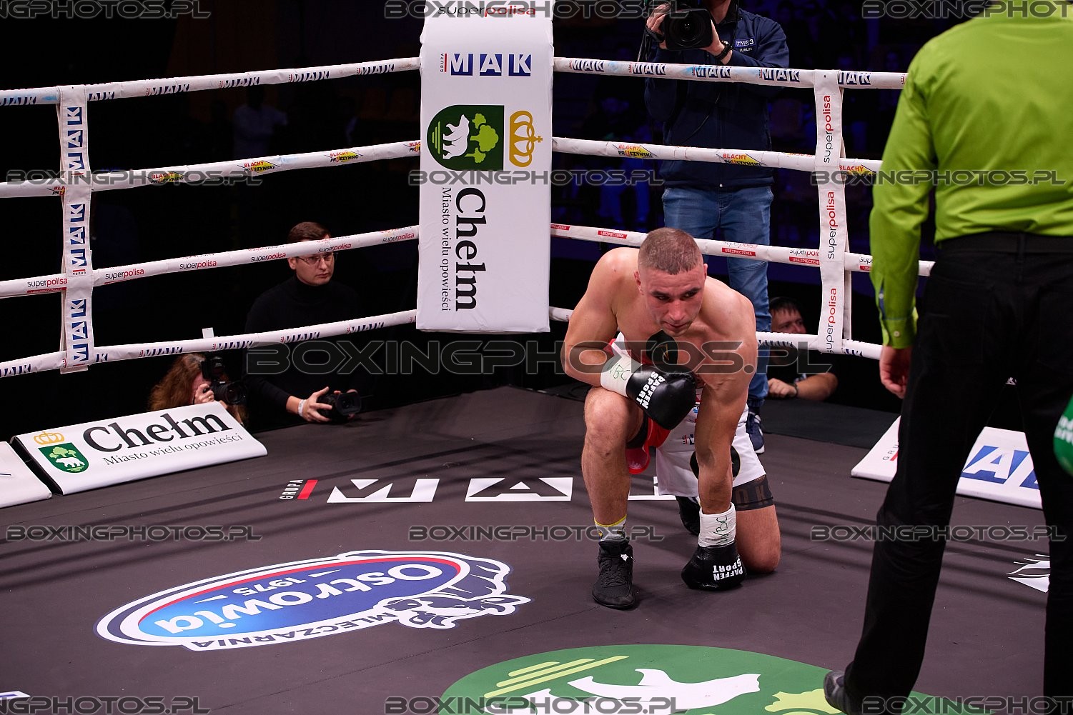 Michał Soczyński, Michal Soczynski, Ramazan Muslimov, KnockOut Boxing Night 42, Chełm, Chelm, Poland, 2025, KBN 42