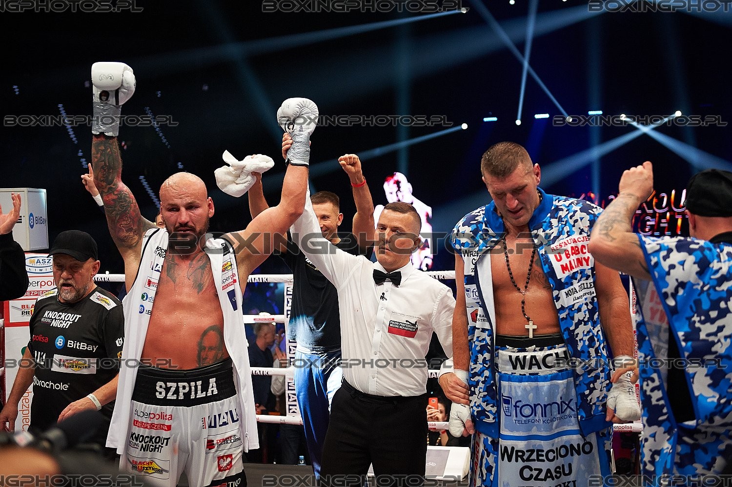 Artur Szpilka, Mariusz Wach, Gliwice, 2018, KBN, KnockOut Boxing Night