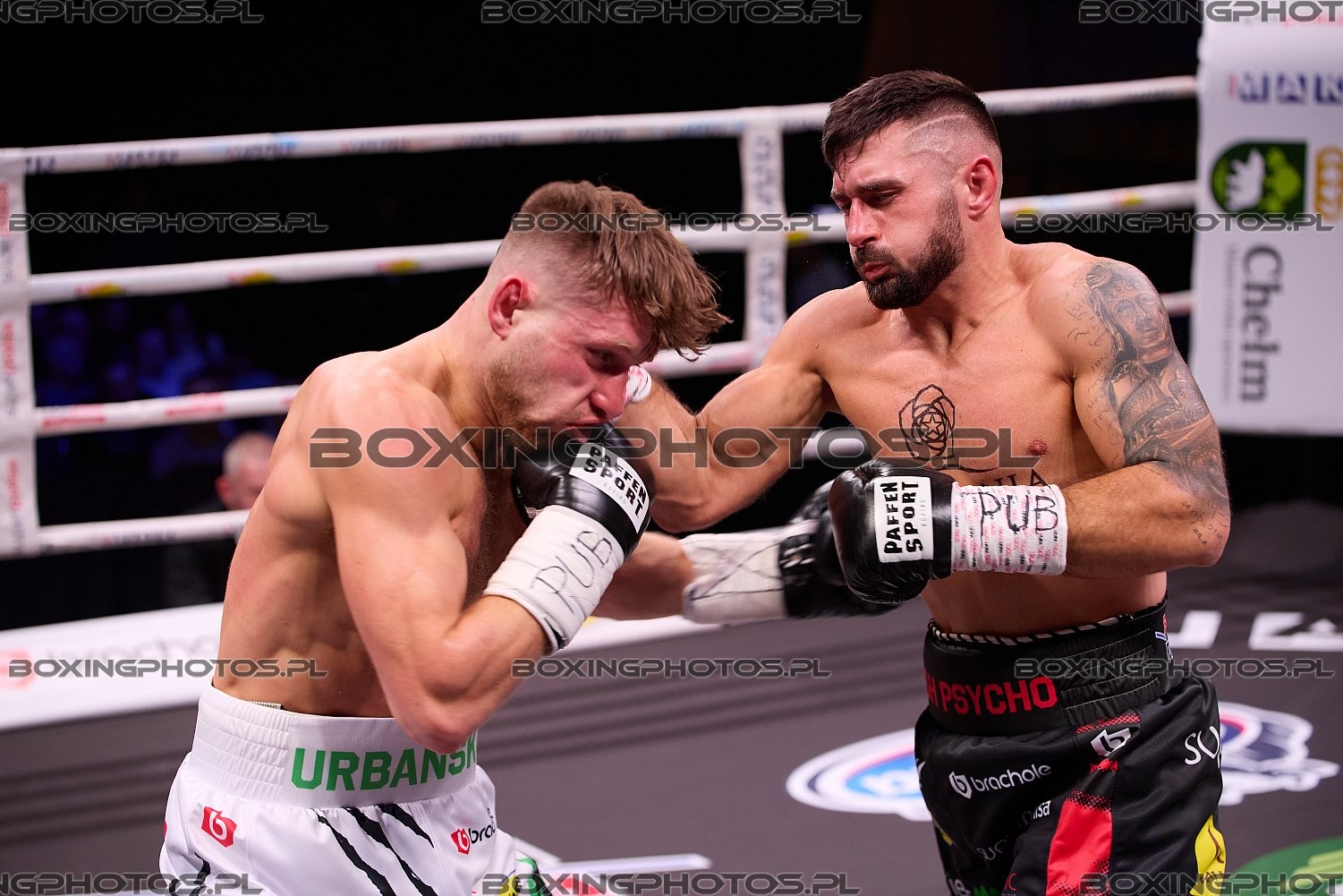 Aleksander Bereżewski, Berezewski, Kamil Urbański, Urbanski, KnockOut Boxing Night 42, Chełm, Chelm, Poland, 2025