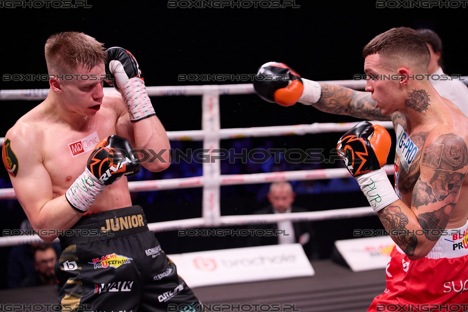 Miłosz Grabowski, Tobiasz Zarzeczny, Milosz, KnockOut Boxing Night 42, Chełm, Chelm, Poland, 2025, KBN 42