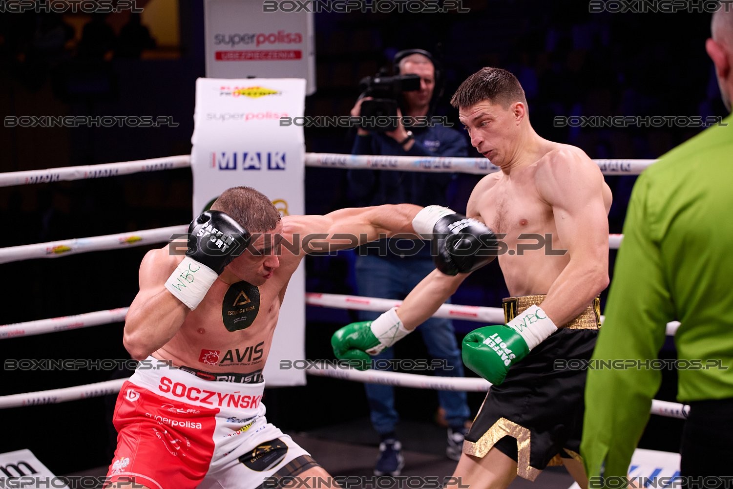 Michał Soczyński, Michal Soczynski, Ramazan Muslimov, KnockOut Boxing Night 42, Chełm, Chelm, Poland, 2025, KBN 42