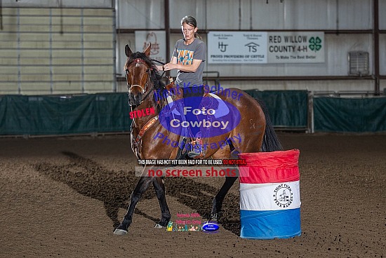 Falling in to Spring Barrel Race McCook NE
