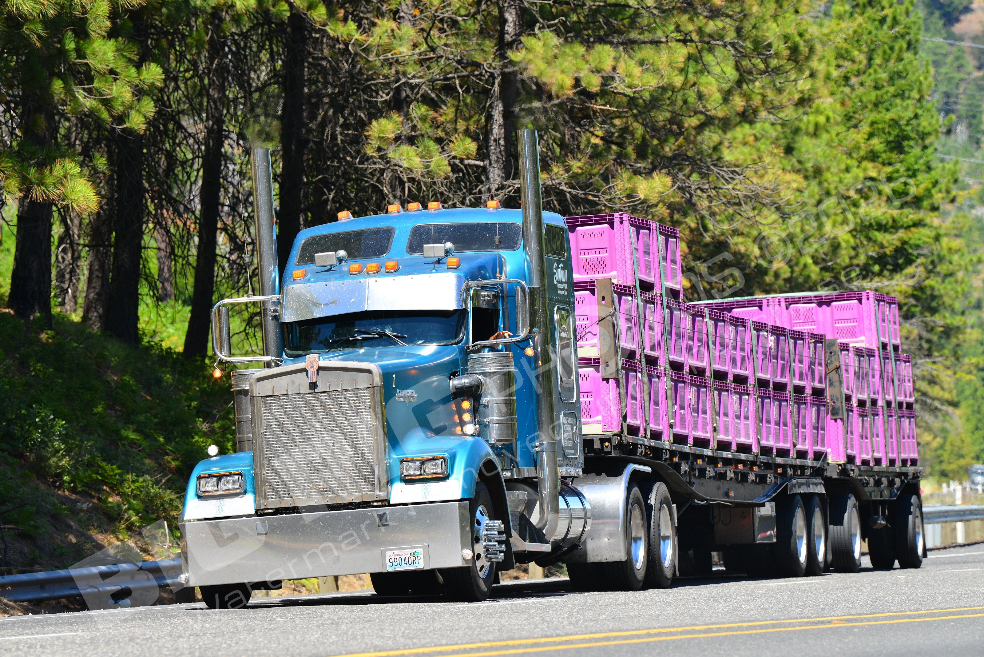 1, 99040rp, Agriculture, BBB, Flatbed, Kenworth, Logger, Sutton