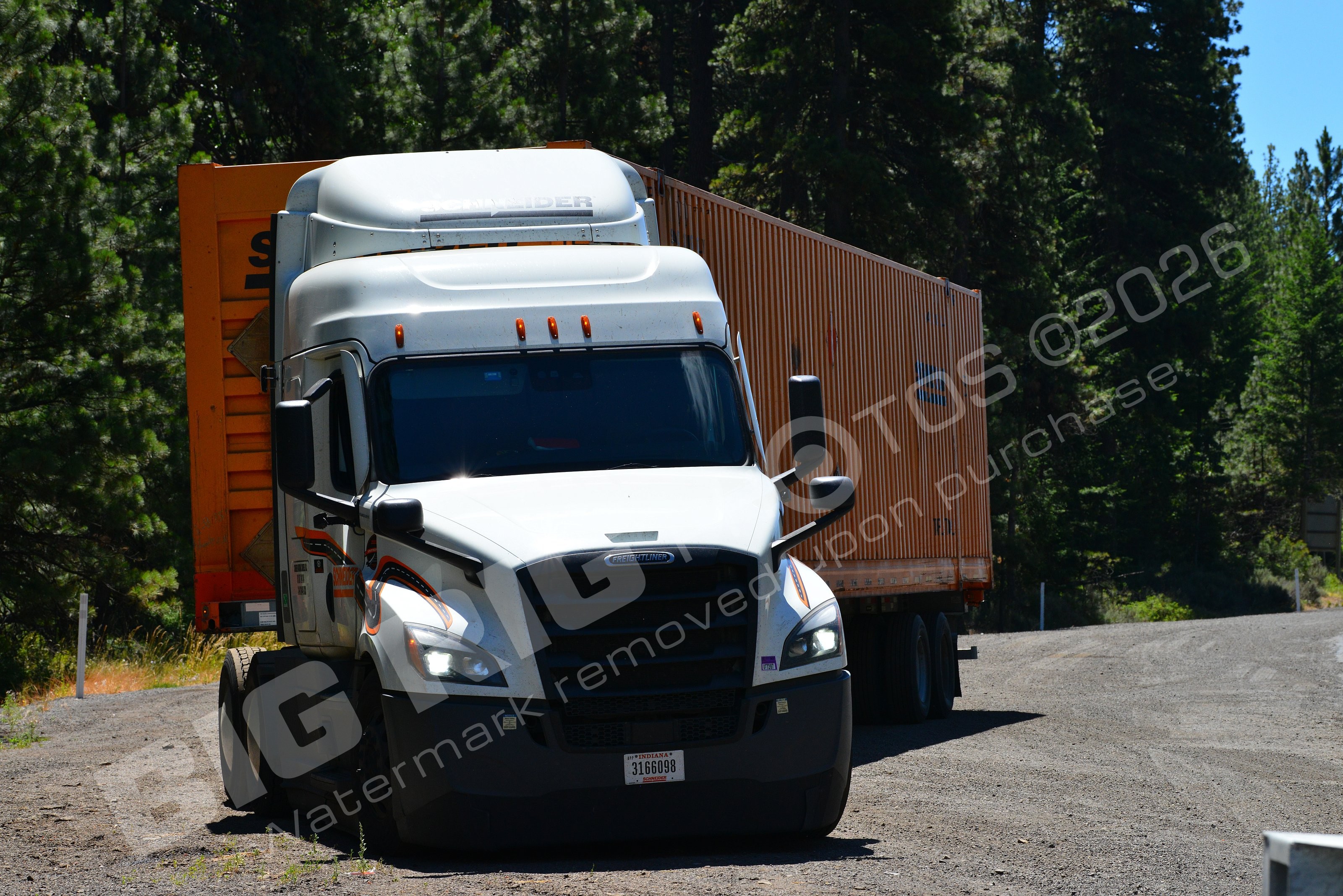 3166098, BBB, Freightliner Trucks, Intermodal, Schneider