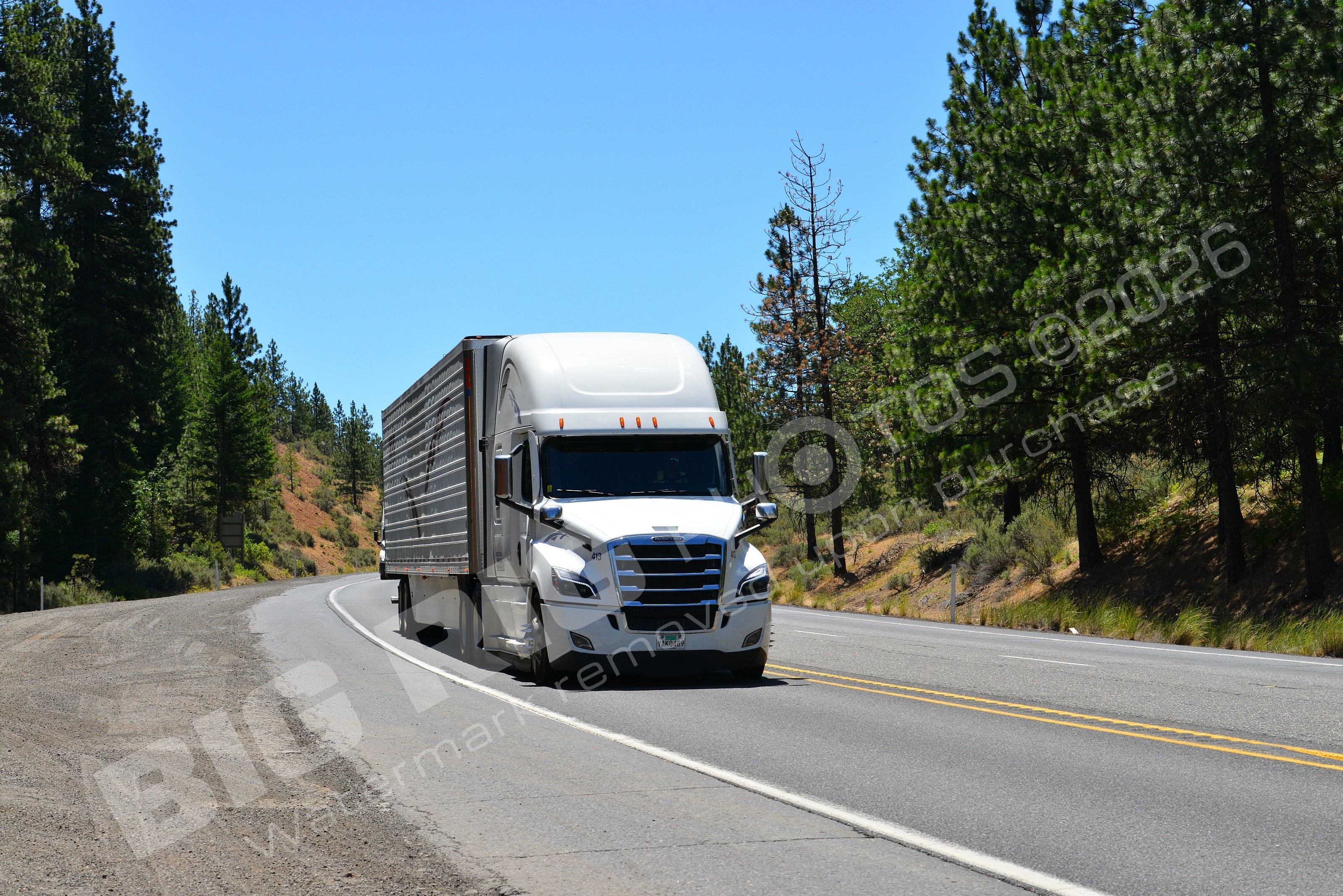43, BBB, Dry Van, Freightliner Trucks, yakq489