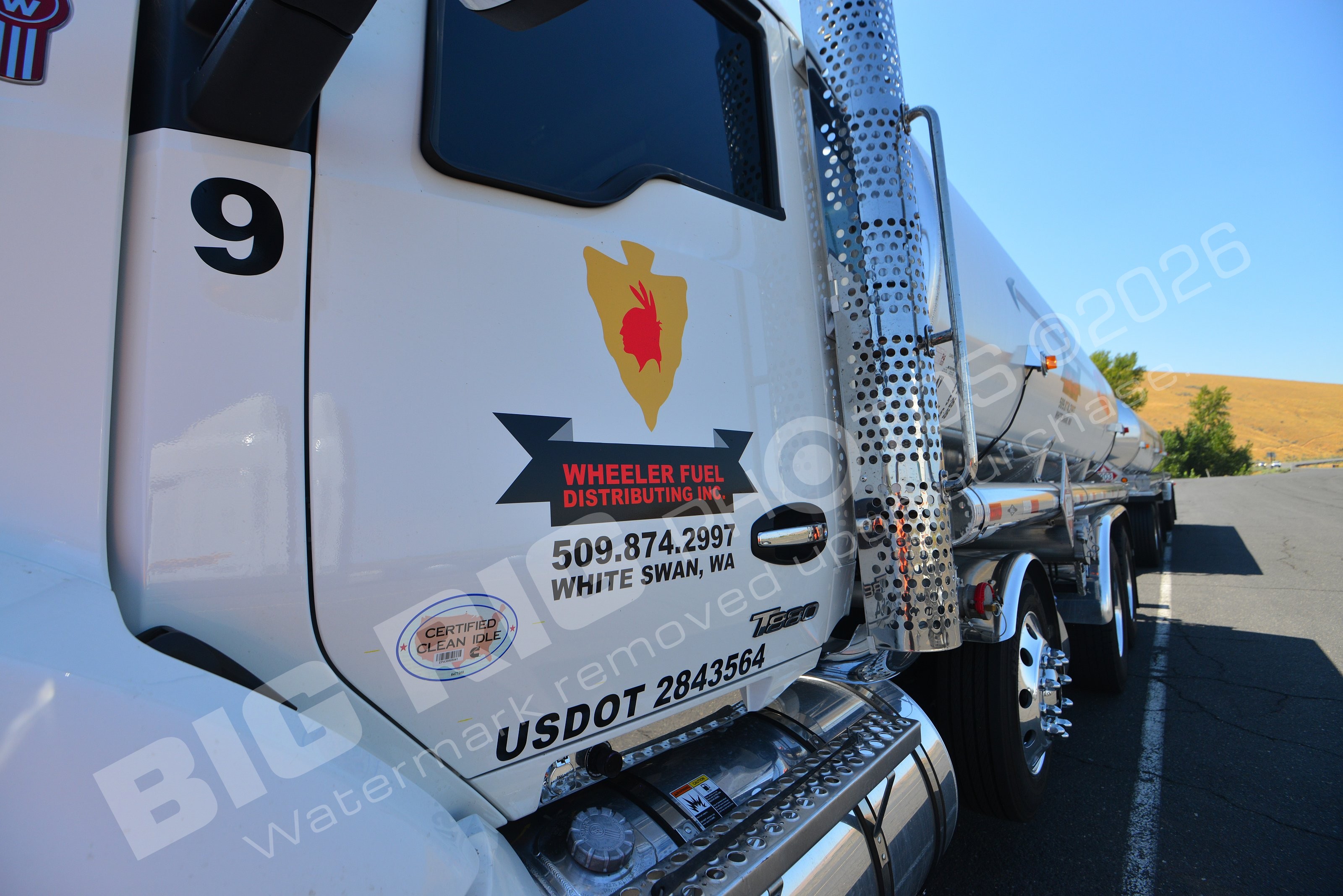 9, 11288, Kenworth, Mary Hill Grade, Oregon, Tanker, US97, Wheeler Fuel, white