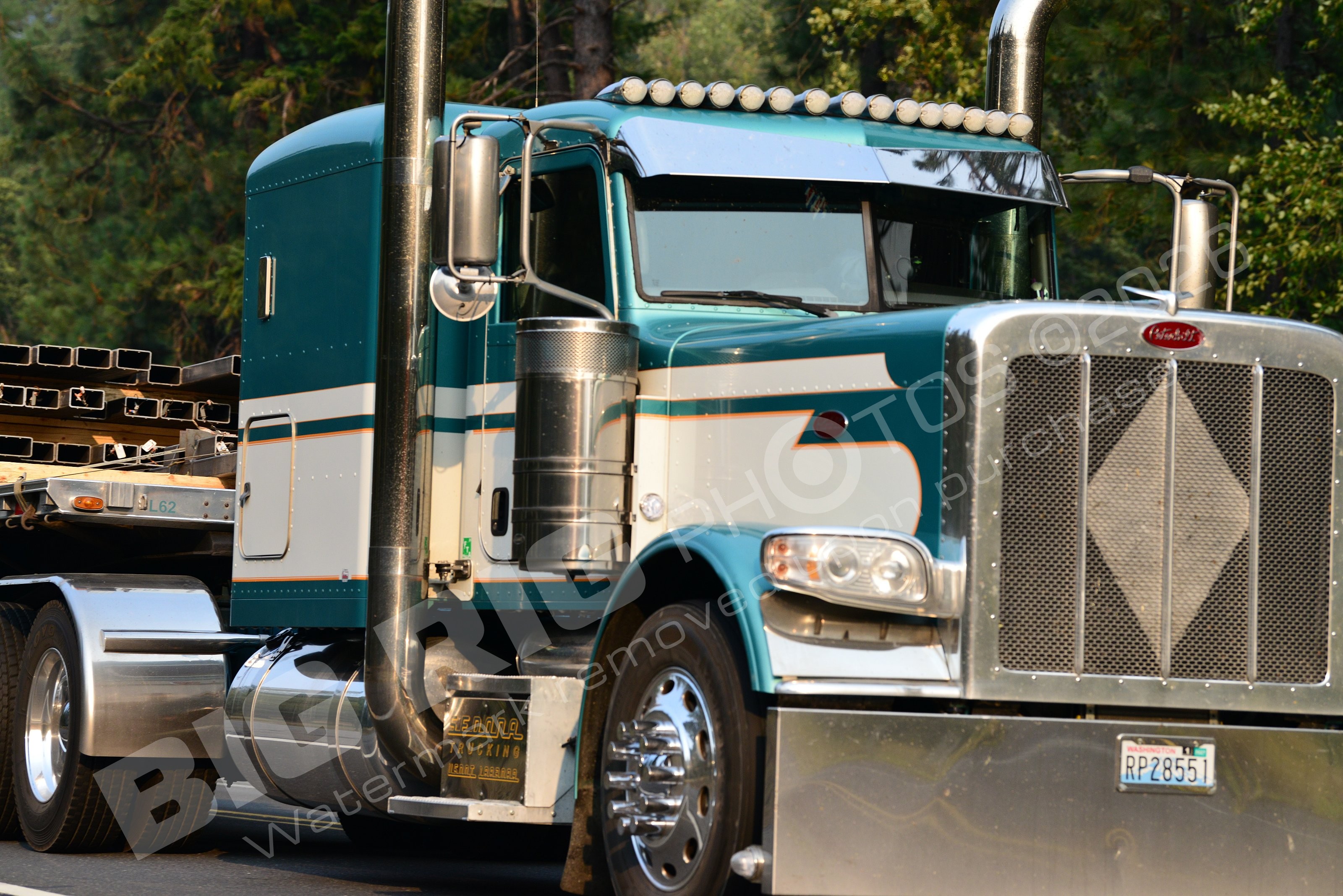BBF, Flatbed, Kenworth, L62, Penna Trucking, Peterbilt, rp28551