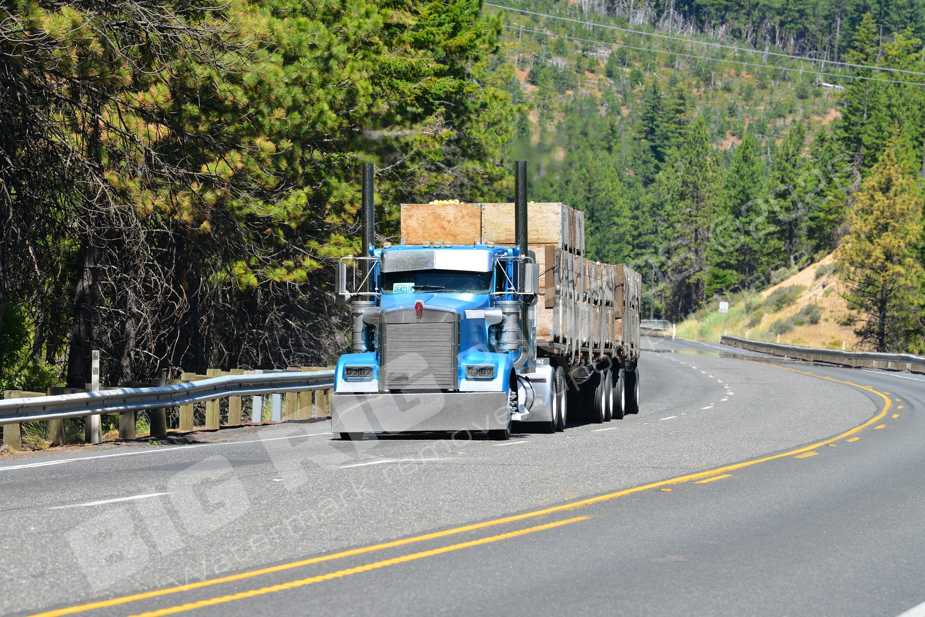 1, BBB, Flatbed, Kenworth, Logger, d64217k