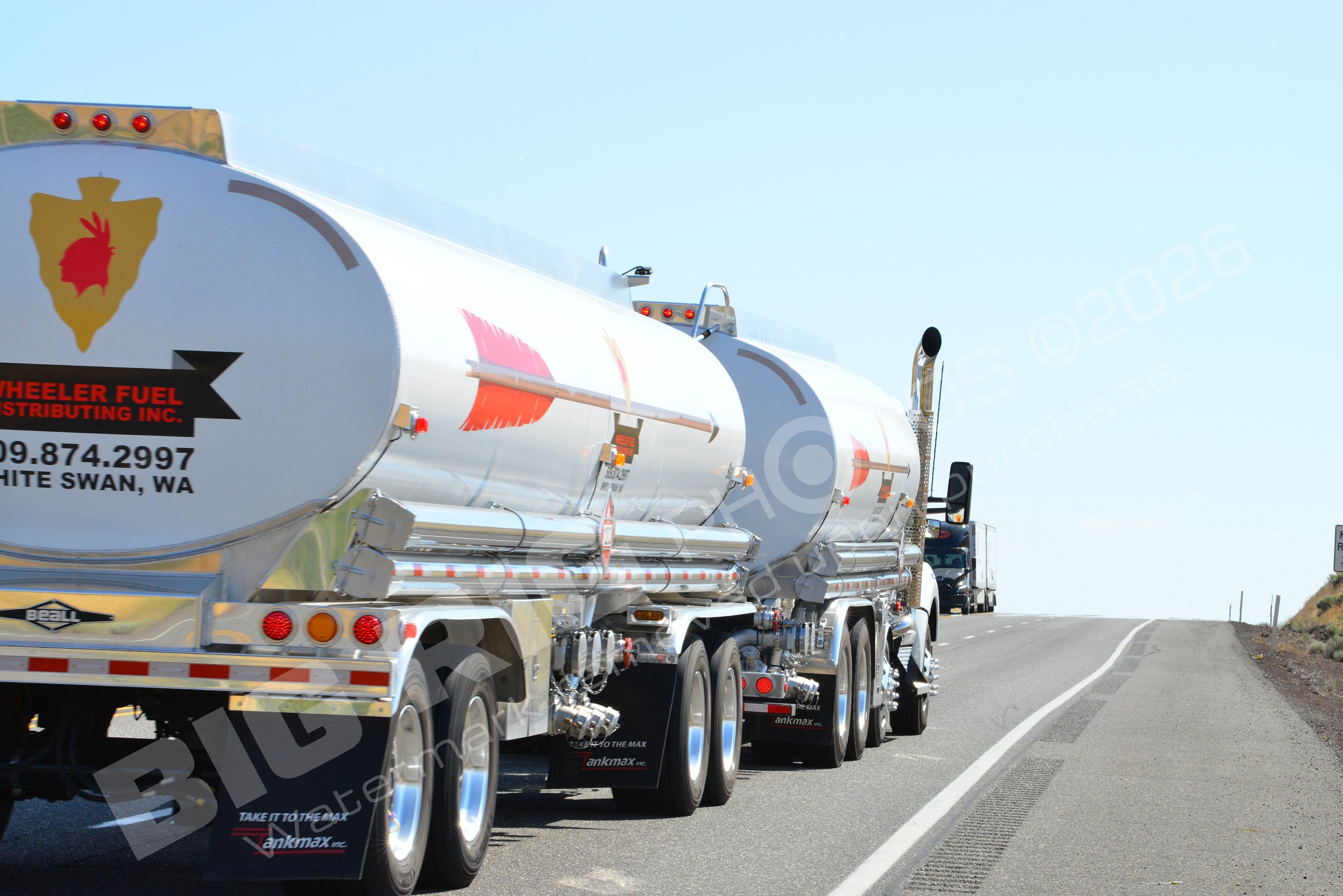 11288, Kenworth, Mary Hill Grade, Oregon, Tanker, US97, Wheeler Fuel, white