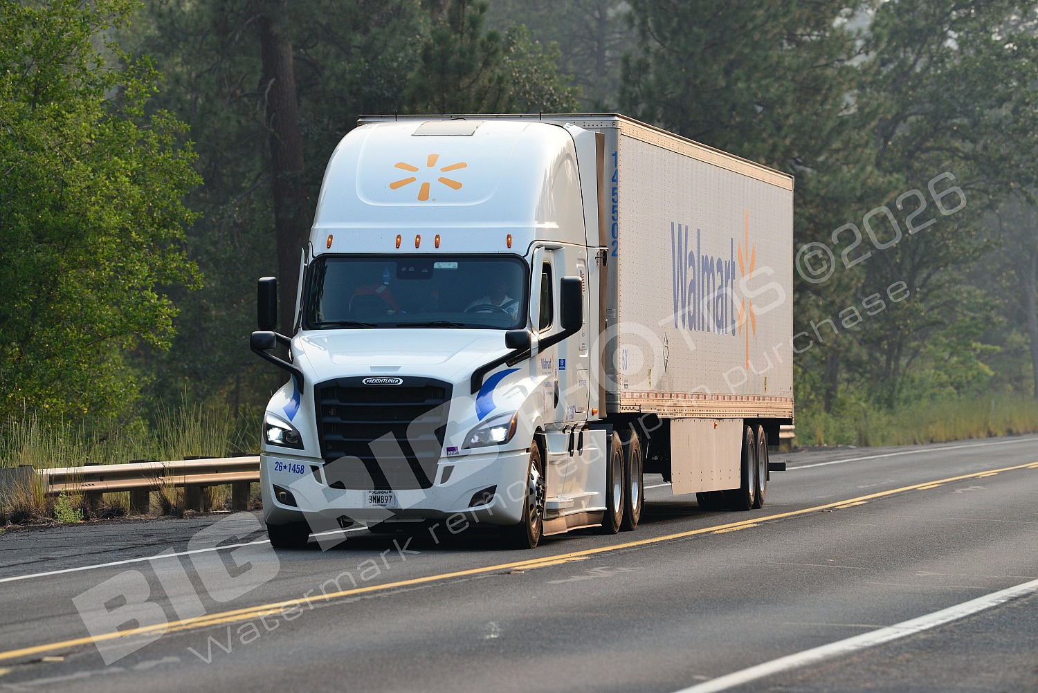 26-1458, 3mw897, BBF, Freightliner Tru, Walmart, Walmart 26-1458