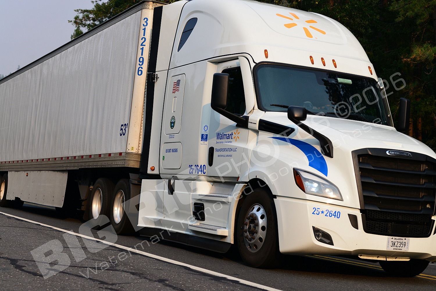 25-2640, 3kz359, BBF, Freightliner Tru, Walmart, Walmart 25-2640