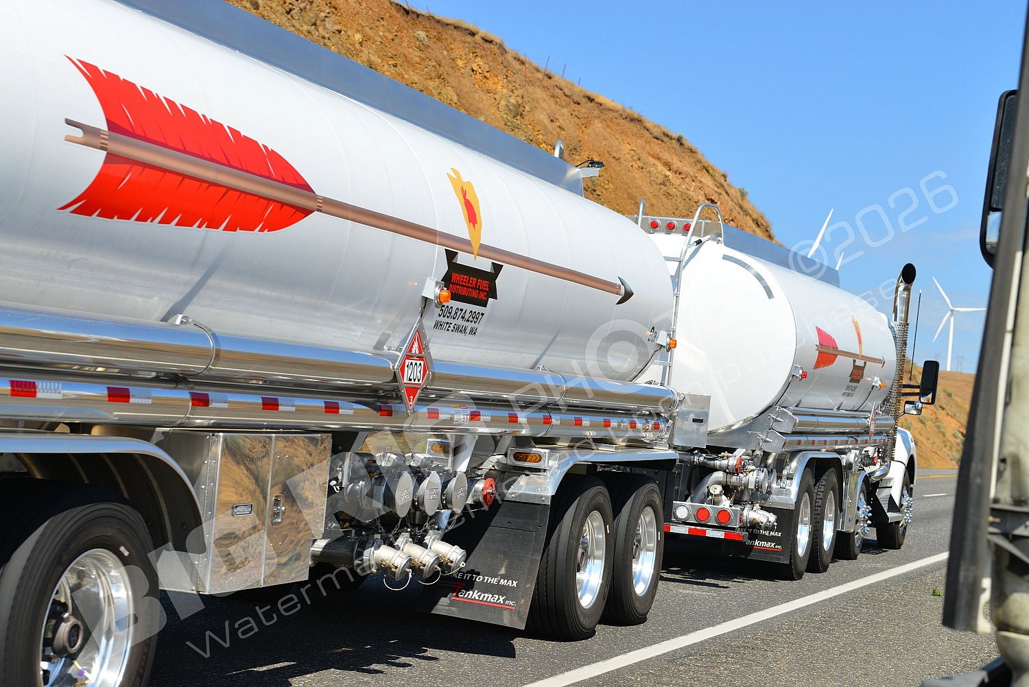 11288, Kenworth, Mary Hill Grade, Oregon, Tanker, US97, Wheeler Fuel, white