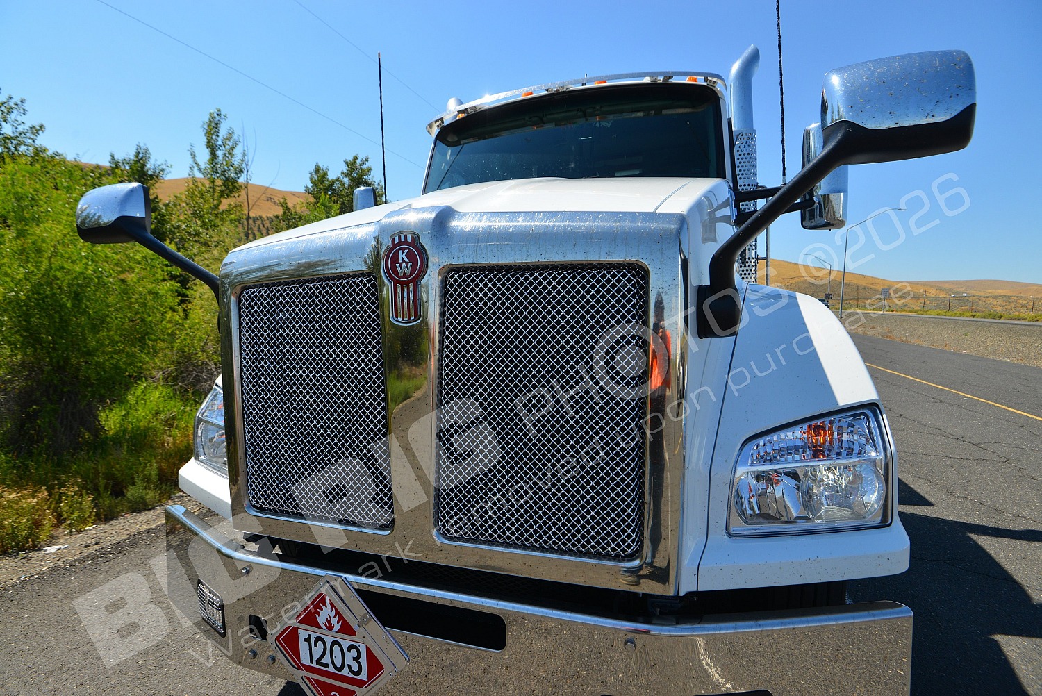 11288, Kenworth, Mary Hill Grade, Oregon, Tanker, US97, Wheeler Fuel, white