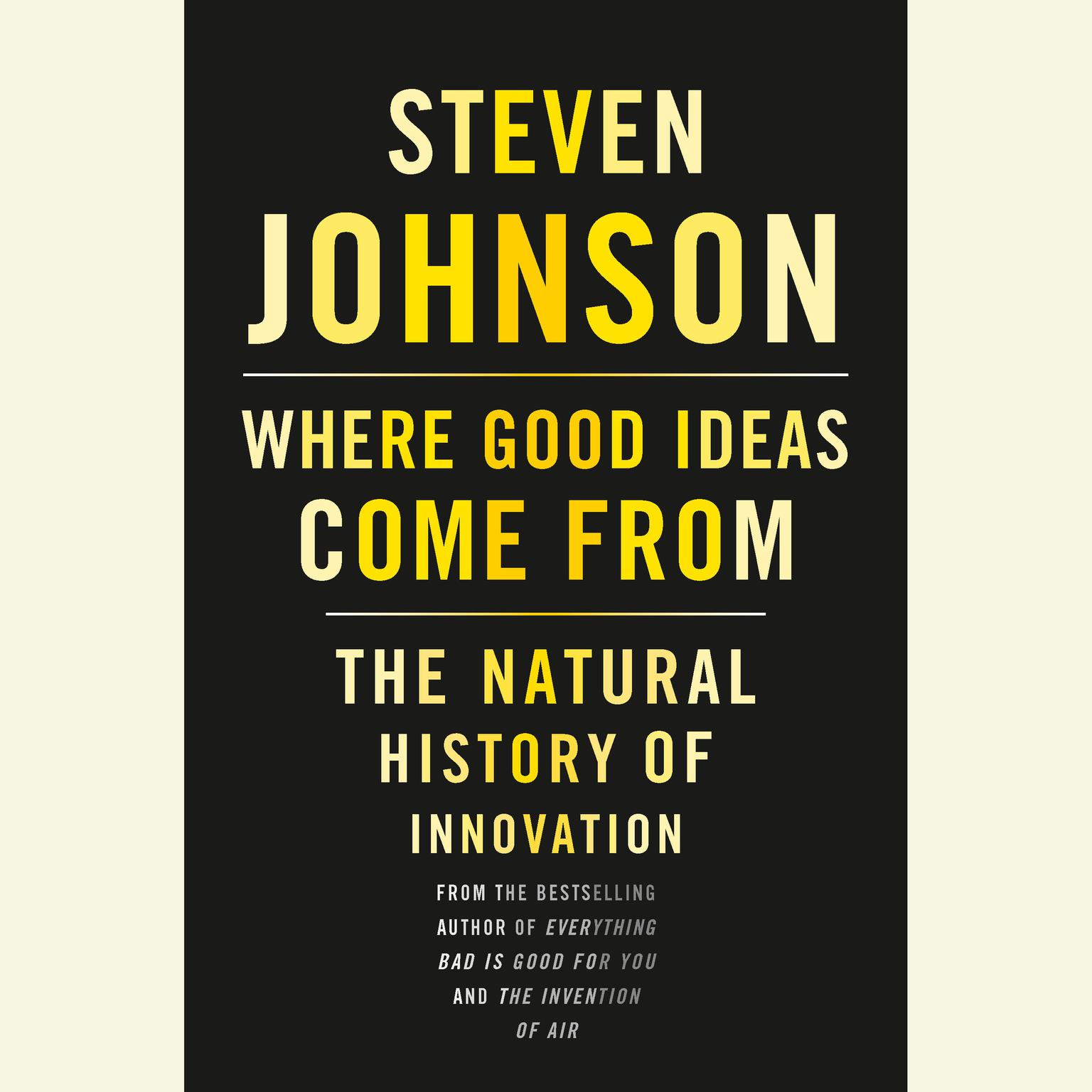 Where Good Ideas Come From The Natural History of Innovation