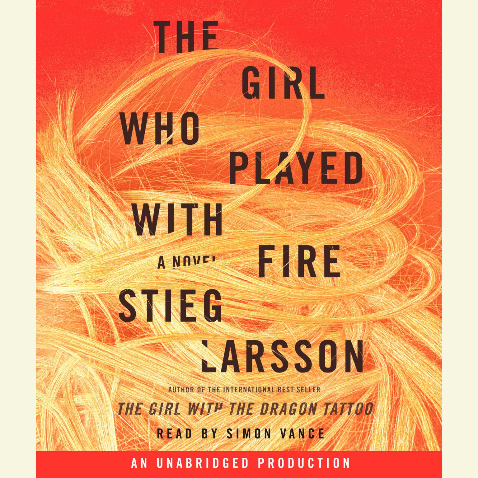 The cover of the book, 'The Girl Who Played with Fire.'