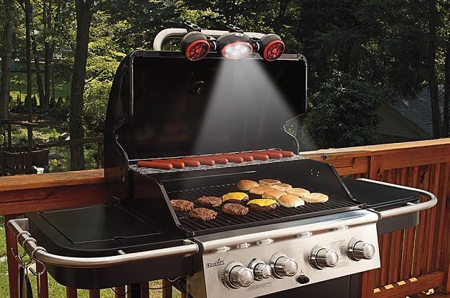 BBQ Grill Light and Fan