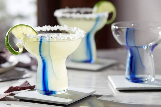 Libbey Blue Ribbon Stemless Margarita Glasses