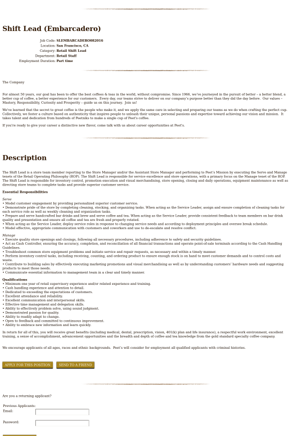 cash handling experience