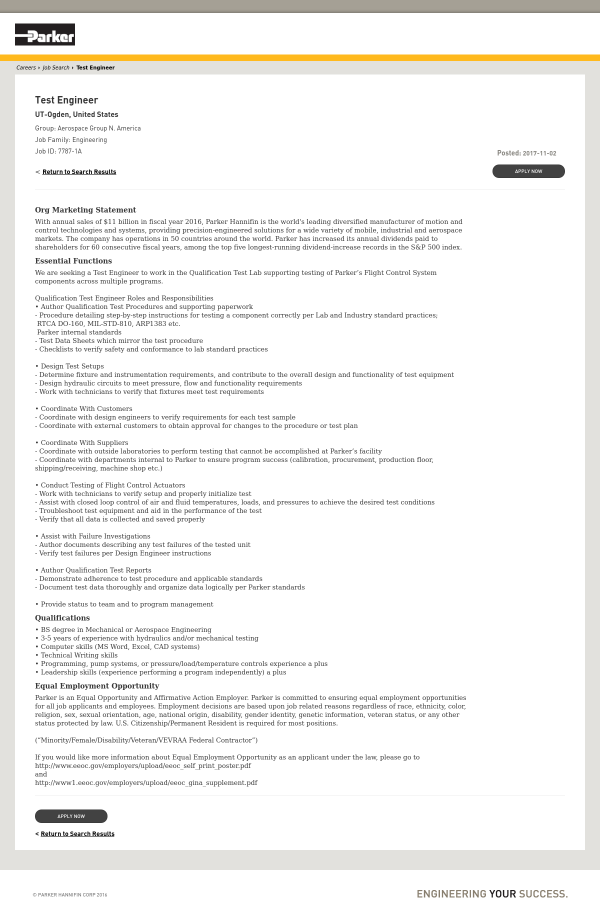 org marketing statement