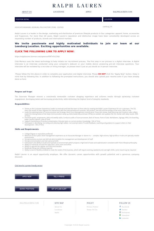 interview questions for retail management