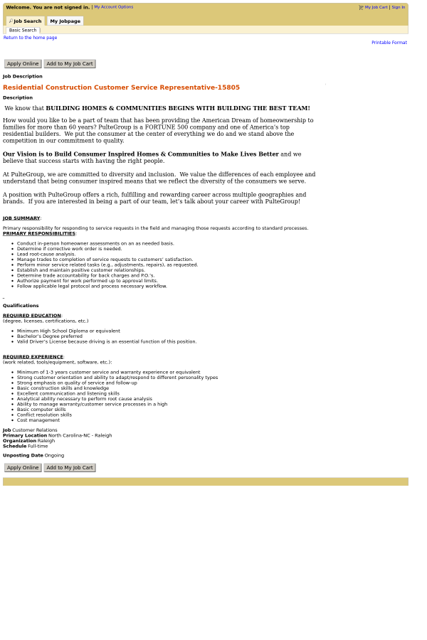 residential construction customer service representative job at skills needed to be a customer service representative