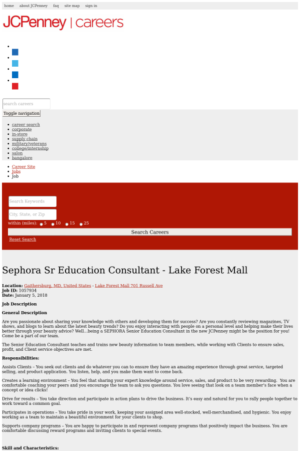 education consultant job description