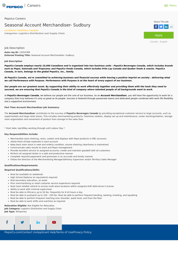 what are seasonal jobs