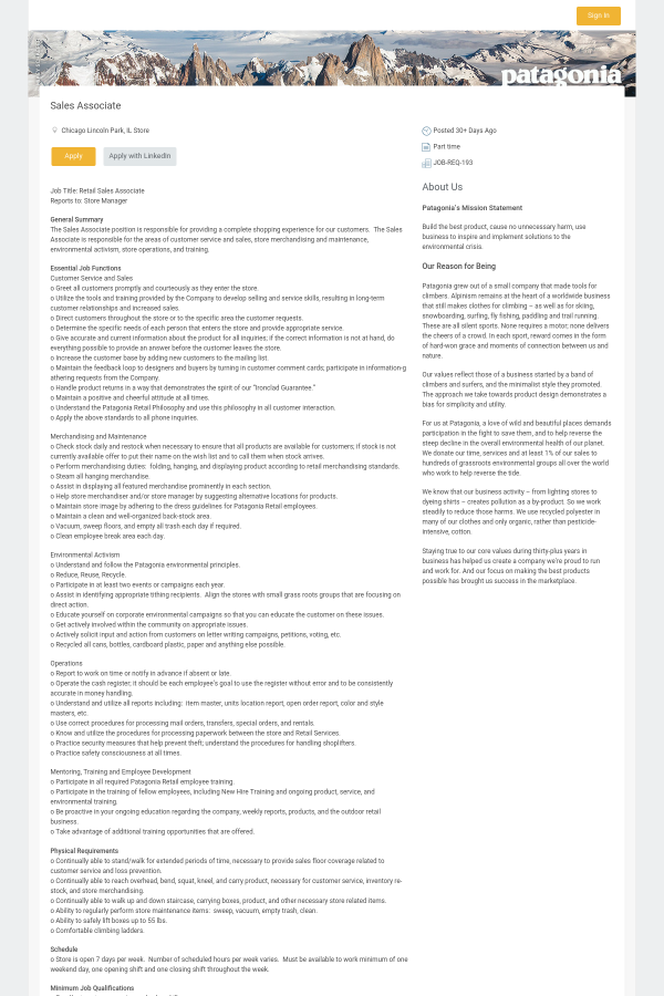 patagonia customer service