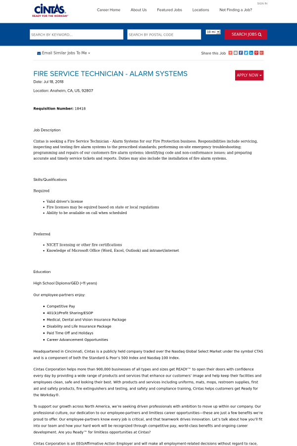 Alarm System Jobs The O Guide