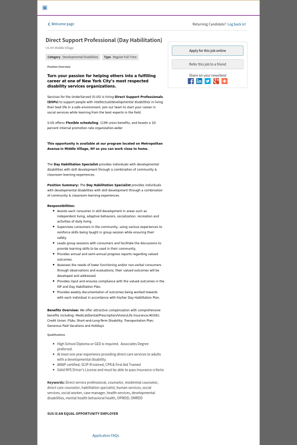 direct support professional day habilitation job at services for habilitation specialist