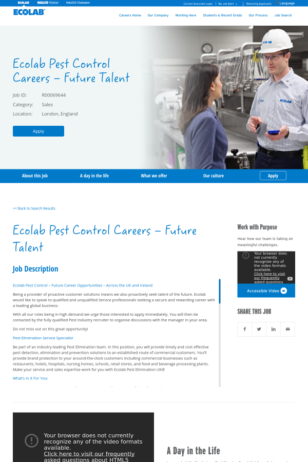 Jobs In Pest Control Industry Pest Control