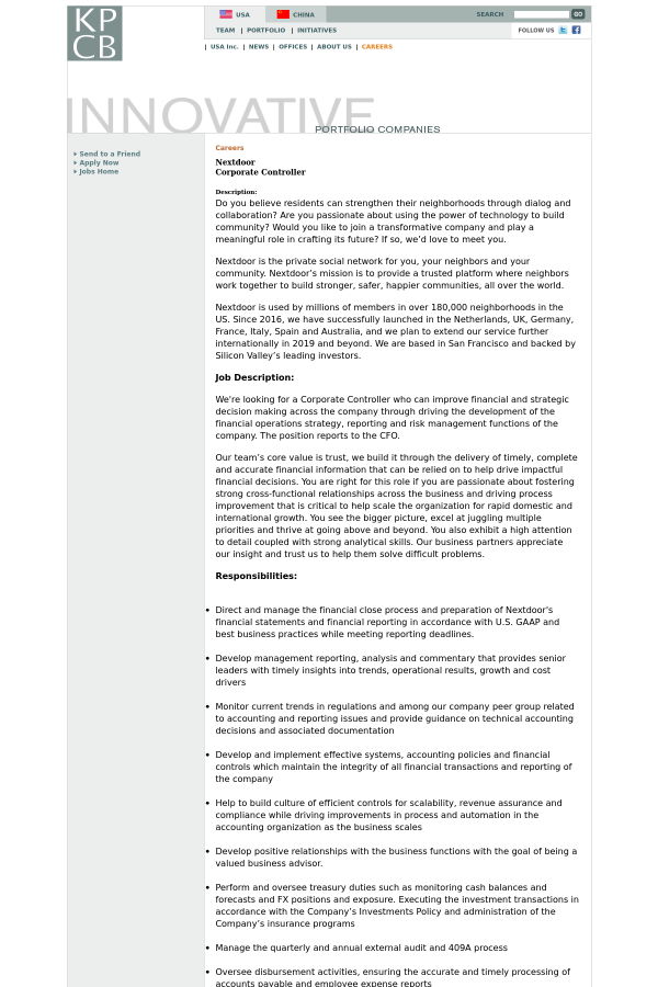corporate controller job at nextdoor in san francisco ca 15234634 corporate controller job description