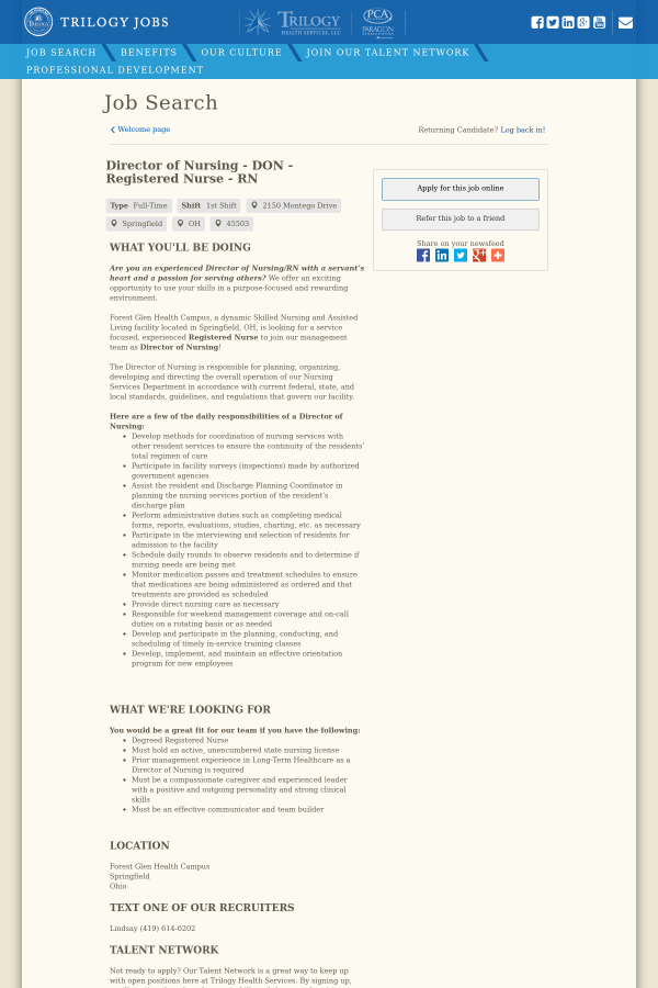 director of nursing don registered nurse registered nurse job director of nursing responsibilities