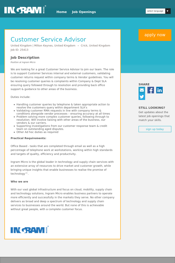 Home Advisor Jobs Uk