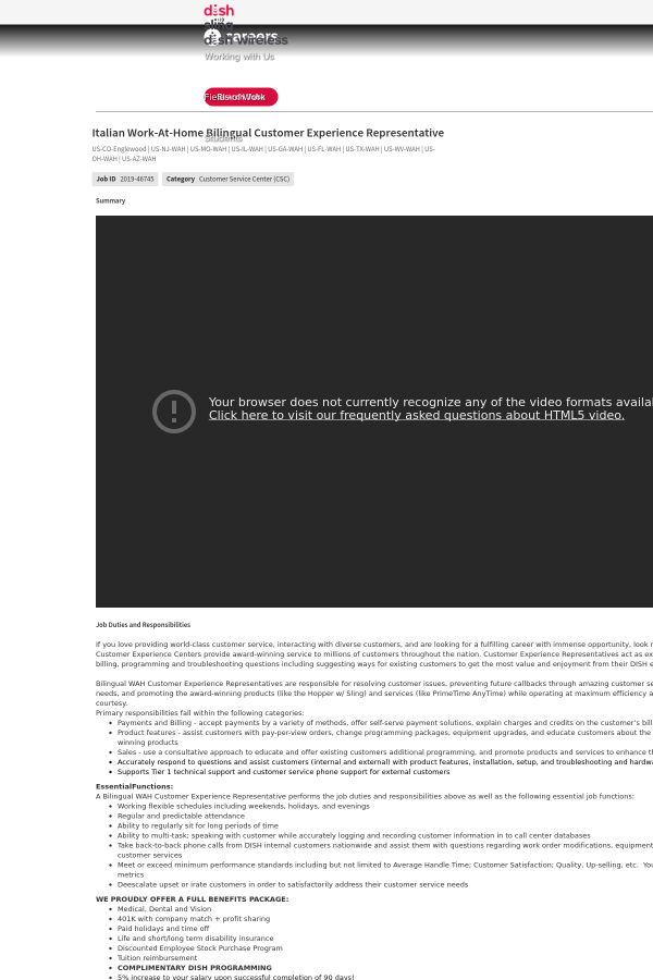 work at home italian bilingual customer experience custom service jobs