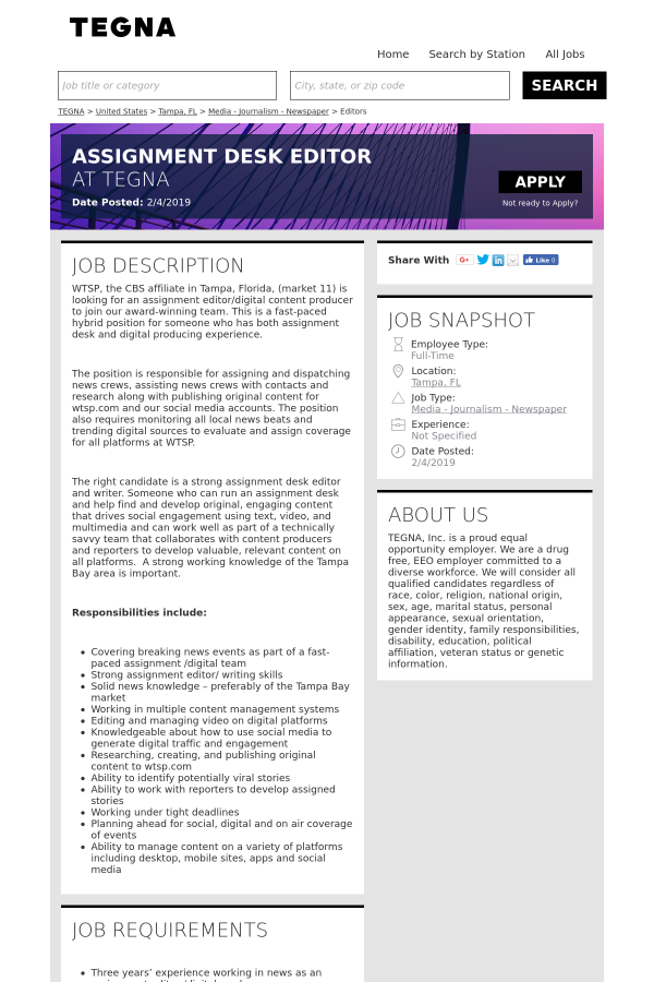 Assignment desk editor image