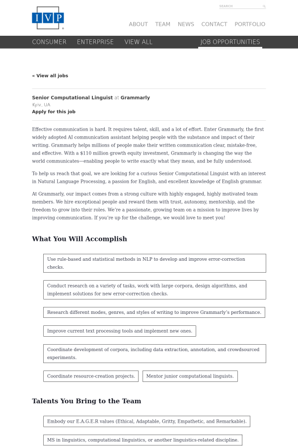 Top Guidelines Of Grammarly Jobs