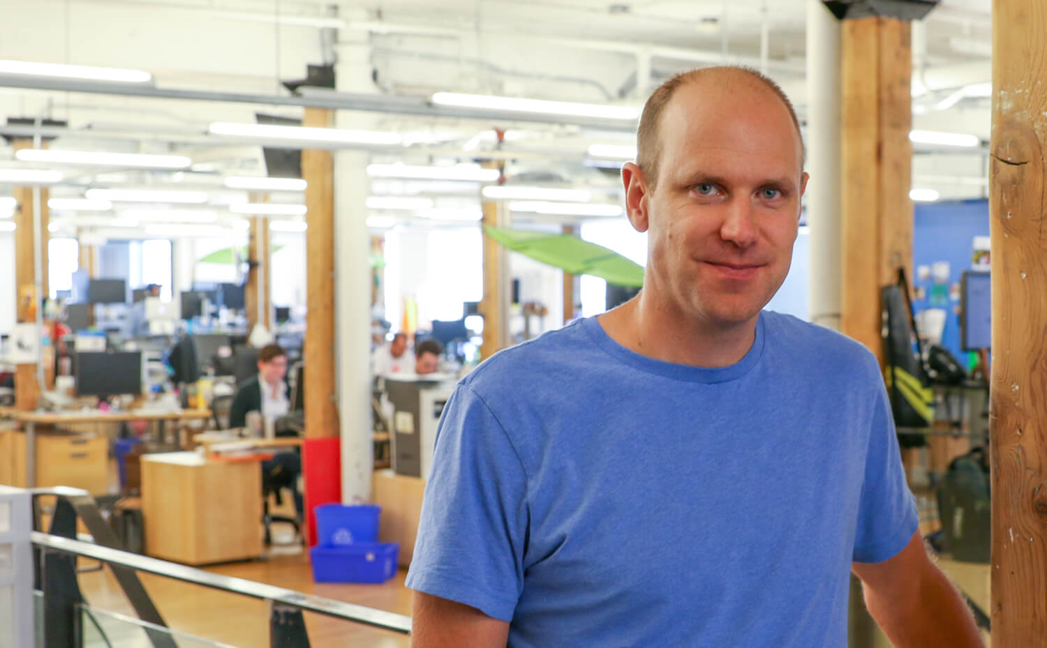 Mike McDerment, Co-Founder & CEO of Freshbooks in the Company's Head Office in Toronto. (Photo by Techvibes).