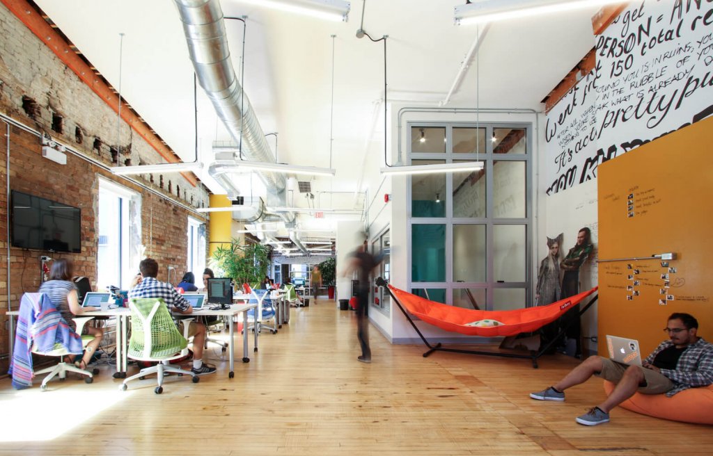 A look inside Wattpad's office.