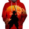 Tanjiro Silhouette Hoodie & T Shirt