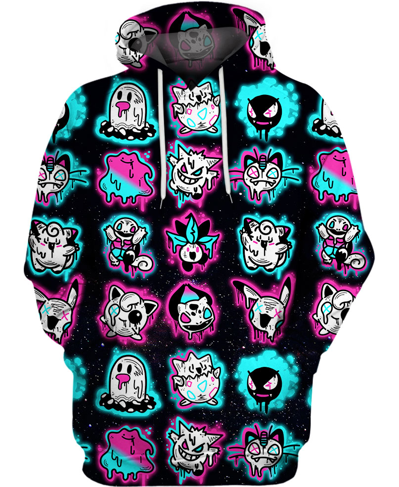 Ghost pokemon hoodie Clearance