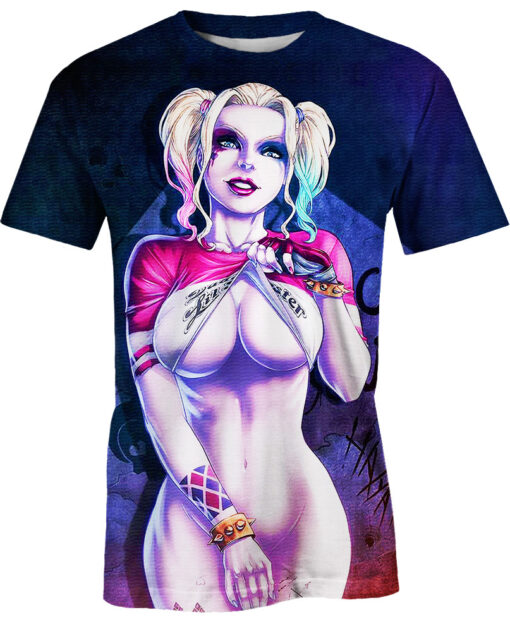 Harley Quinn Sexy Ahegao Hoodie \u0026 T 