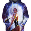 Storm White Hair Hoodie & T Shirt