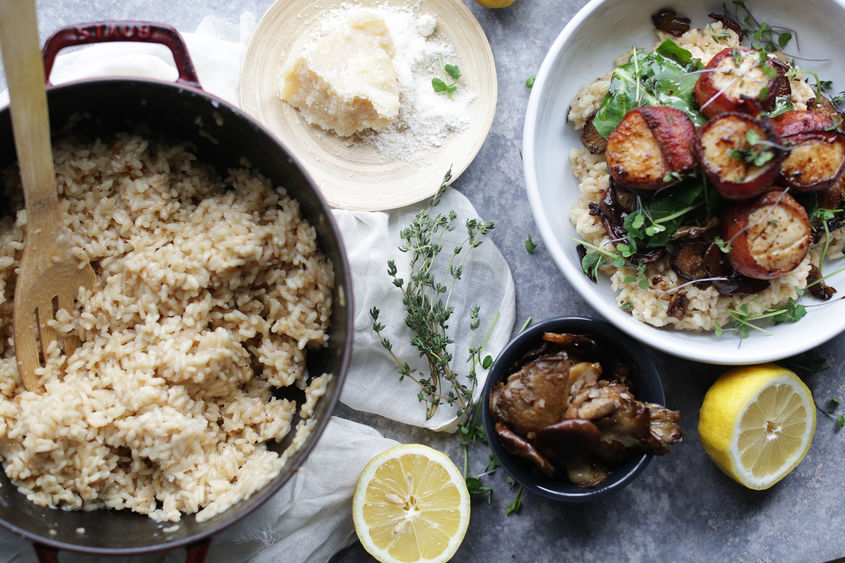 Bacon Wrapped Scallops And Risotto 11 Bacon Wrapped Scallops And Risotto 11