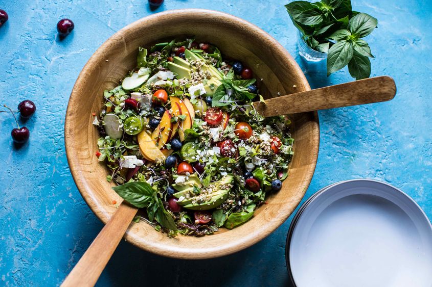 Summer Chopped Salad With Cherries 4Resize Summer Chopped Salad With Cherries 4Resize