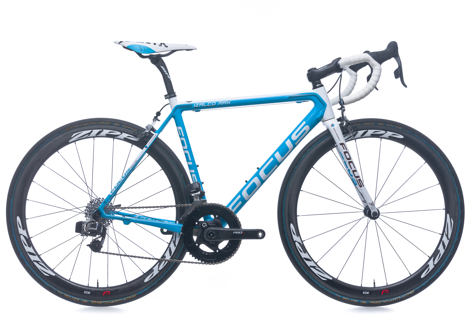 2016 Focus Izalco Max Team AG2R Road Bike 52cm SRAM Red eTap Zipp 303 