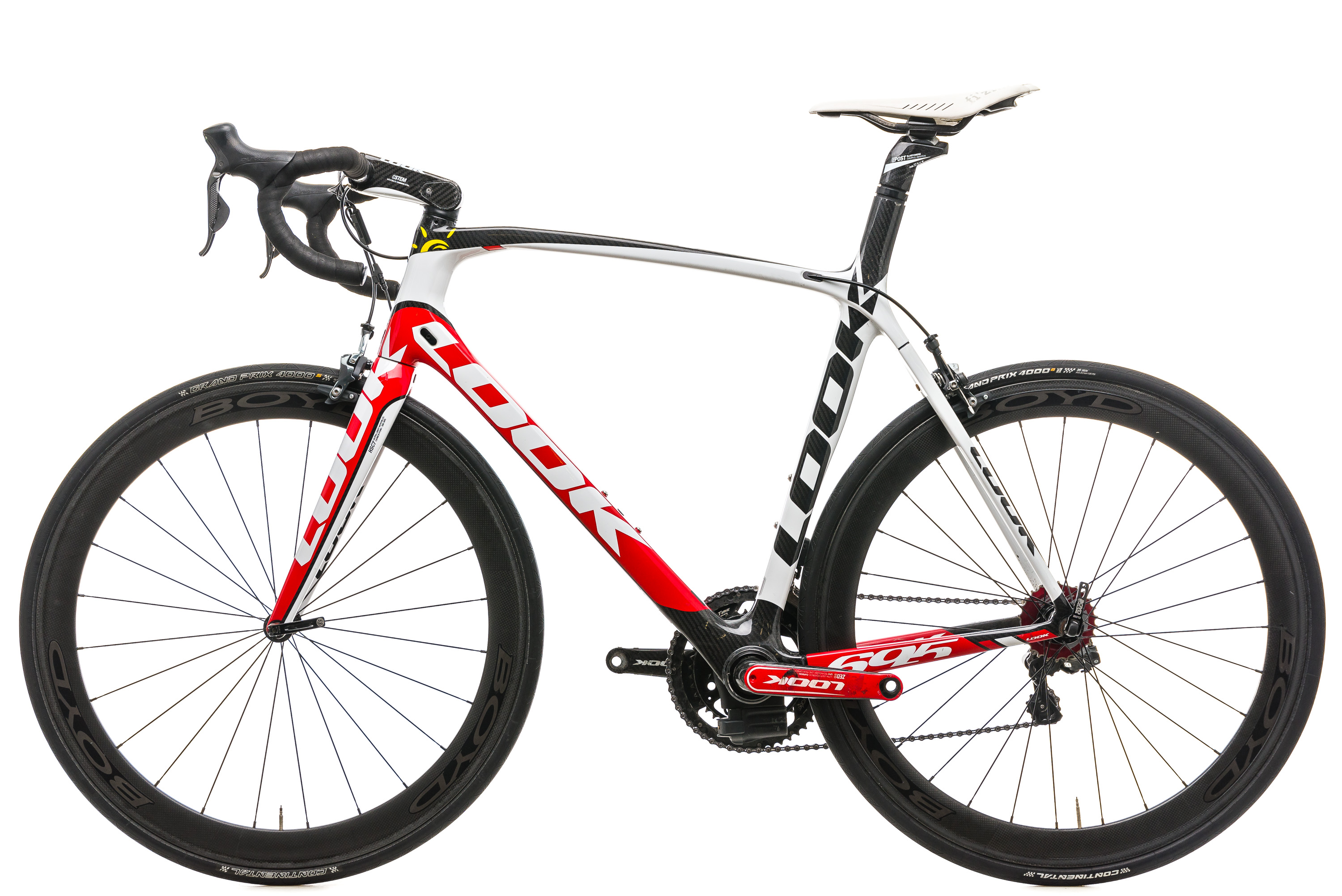 2012 Look 695 IPack Road Bike XLarge Carbon Shimano DuraAce Di2 7970