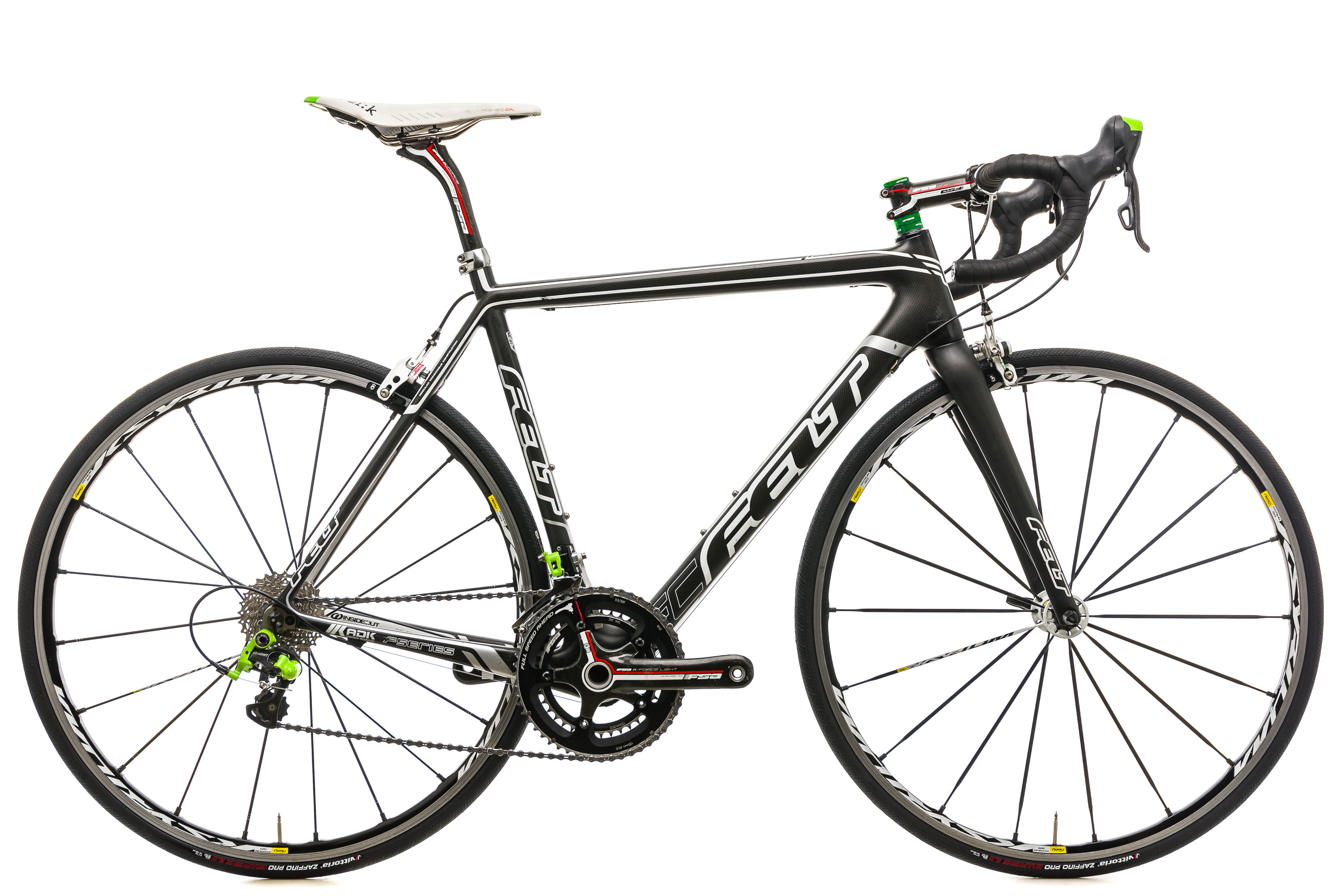 2012 Felt FC Road Bike 56cm Carbon Microshift 2x10 Mavic Ksyrium SR eBay